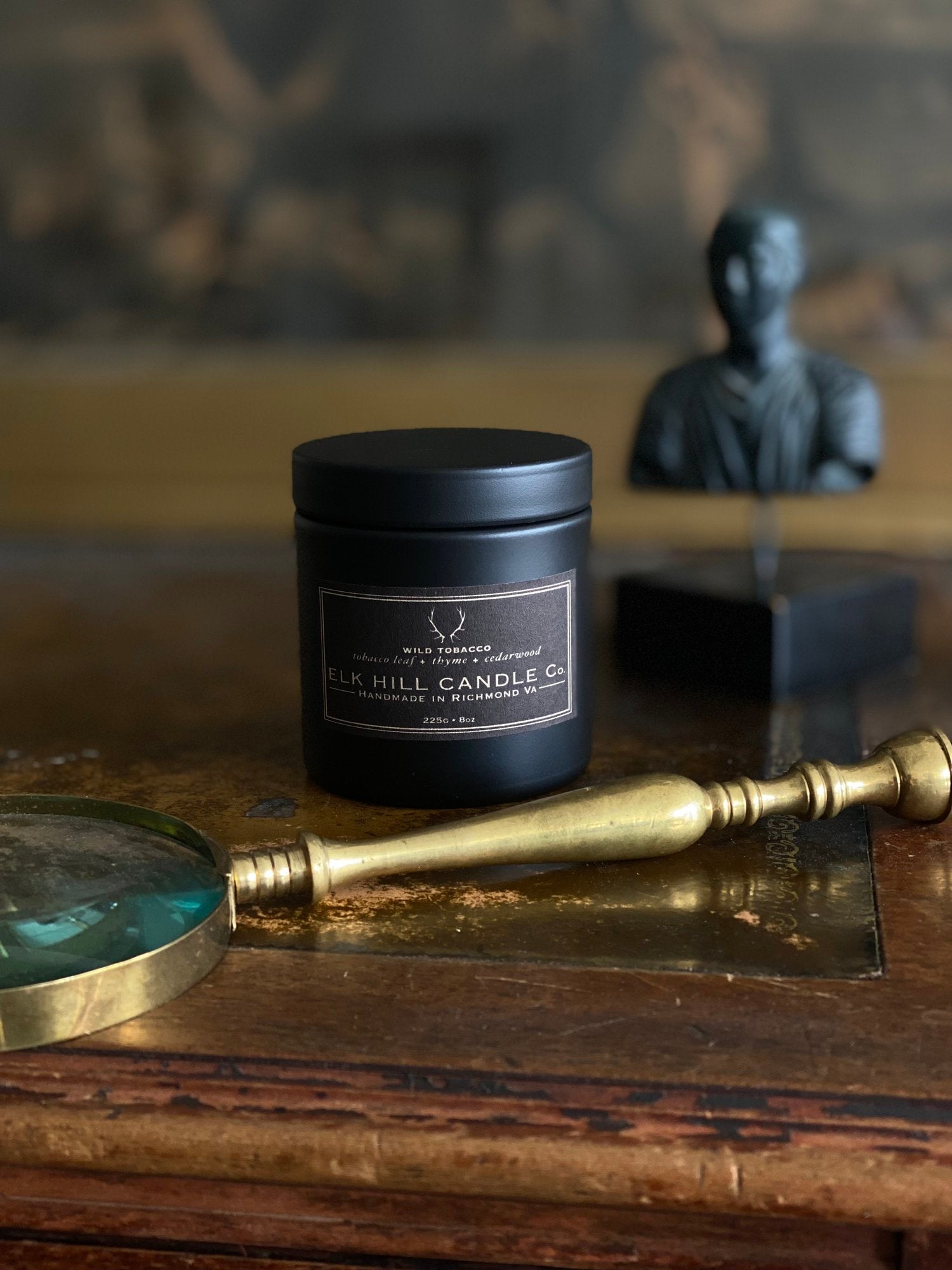 WILD TOBACCO 8 oz : A Bestseller - Notes: Tobacco, Fig, Moss, Wood Smoke