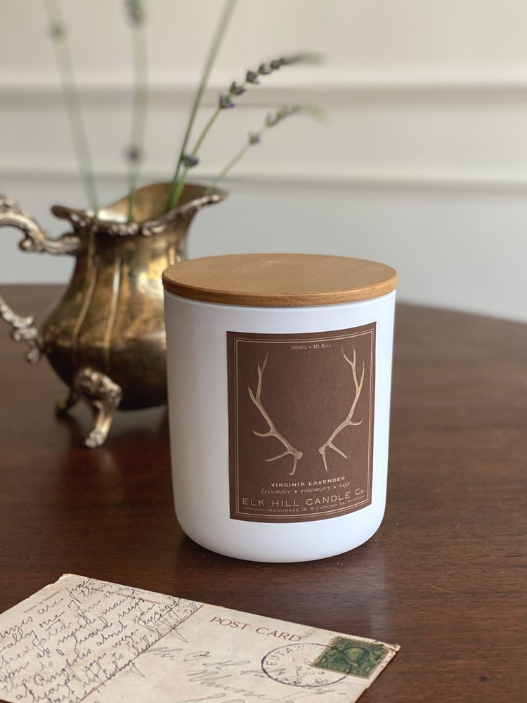 VIRGINIA LAVENDER CANDLE - Notes: Lavender, Rosemary, Sage