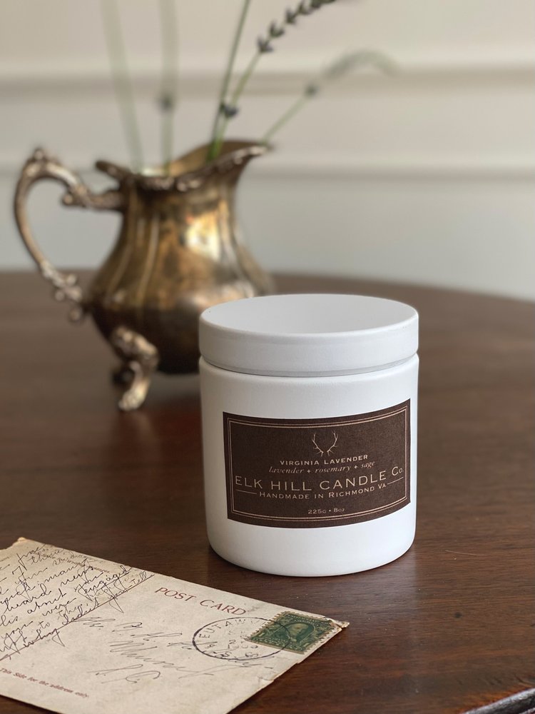 VIRGINIA LAVENDER CANDLE - Notes: Lavender, Rosemary, Sage