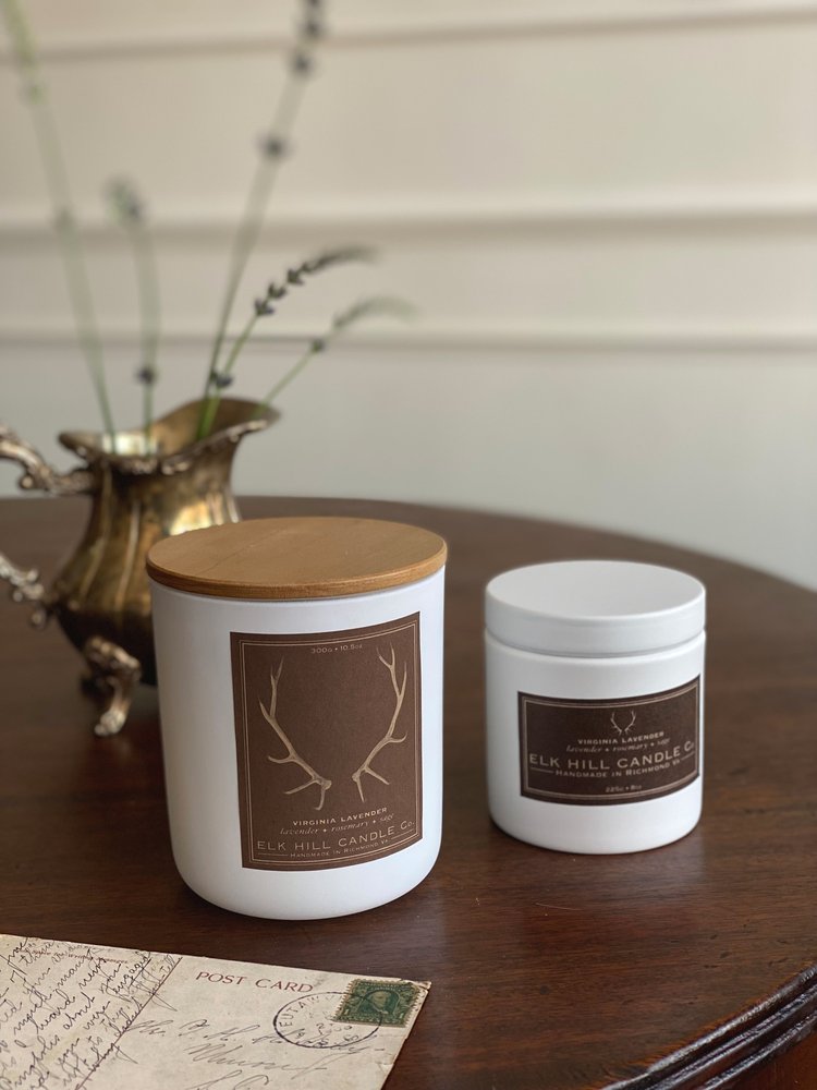 VIRGINIA LAVENDER CANDLE - Notes: Lavender, Rosemary, Sage
