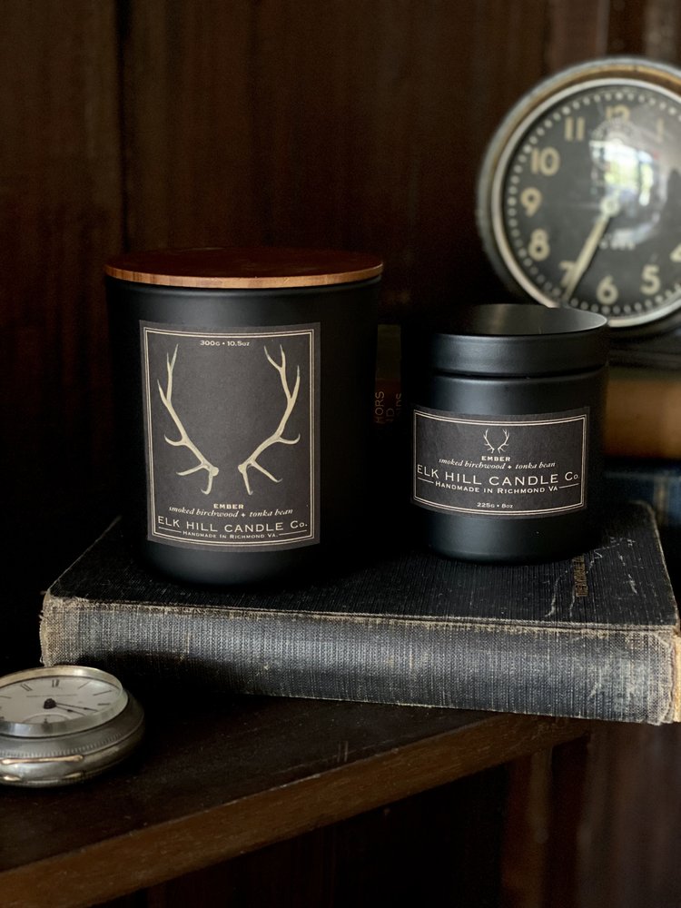 EMBER CANDLE - Notes: Smoke, Birch Tar, Tonka Bean