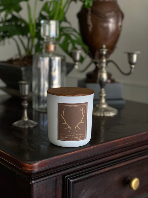 AMARA CANDLE: We love this one! - Notes: Orange Blossom, Green Fruit Wood, Blood Orange